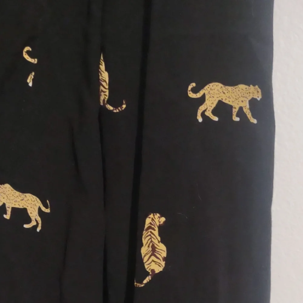 Rails Black Top with Gold Tiger Print - Picture 2 of 5